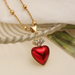 Style Heart
Shape Chain Pendant Necklace